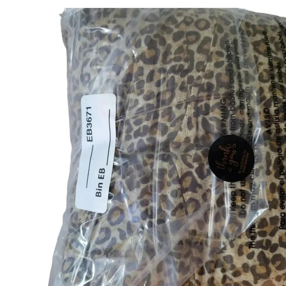 $1083 Zimmermann Button Front Empire Tiered Leopard Zebra Dress Brown Sz… - Picture 11 of 11